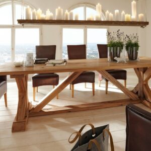 Esstische KAWOLA Esstische SAILA Tisch Eiche massiv 220x100cm im onlineshop kaufen