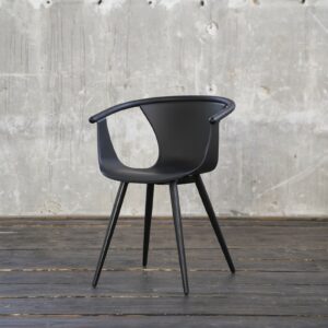 Designstühle KAWOLA Stuhl DANA Esszimmerstuhl Kunststoff schwarz im onlineshop kaufen