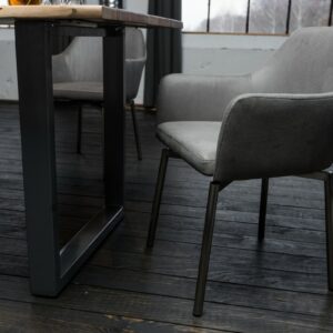 Brooklyn Loft 2er Set Stuhl Loui Sessel drehbar Microfaser Esszimmerstuhl hellgrau im onlineshop kaufen