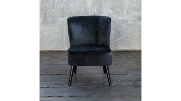 Designstühle KAWOLA Sessel MINGO Bezug Velvet schwarz im onlineshop kaufen