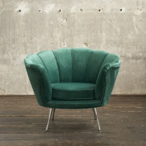 Velvet Dream KAWOLA Sessel NARLA Polstersessel Stoff grün im onlineshop kaufen