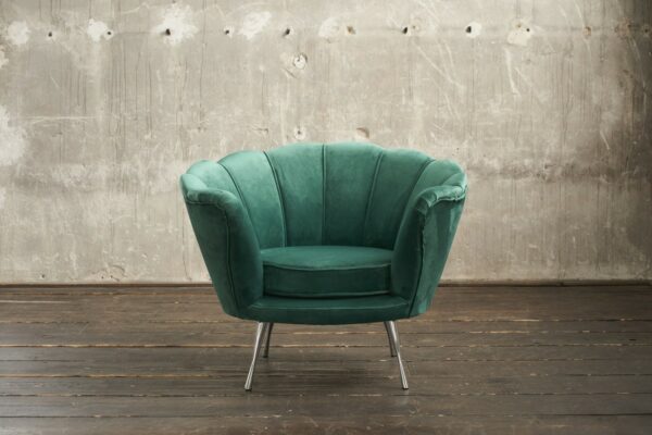 Velvet Dream KAWOLA Sessel NARLA Polstersessel Stoff grün im onlineshop kaufen