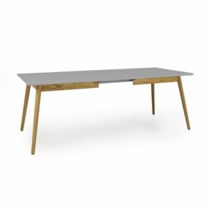 Esstische Tenzo Esstisch DOT Tisch ausziehbar 160x90cm grau/Eiche im onlineshop kaufen