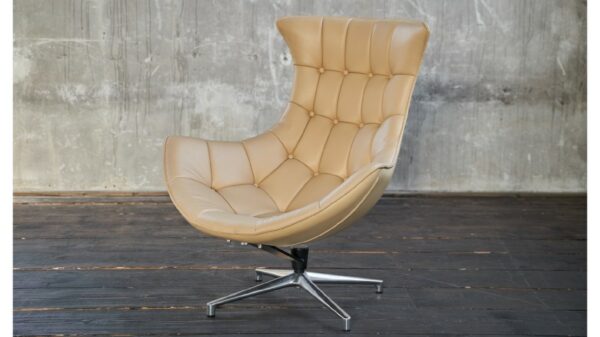 Business KAWOLA Drehsessel SKIO Sessel Leder creme (B/H/T) 84x90x96cm im onlineshop kaufen