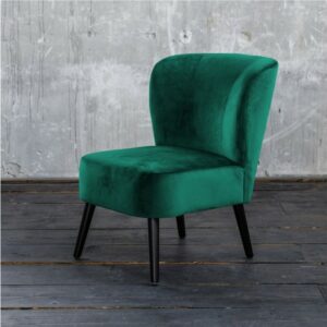 Designstühle KAWOLA Sessel MINGO Bezug Velvet grün im onlineshop kaufen