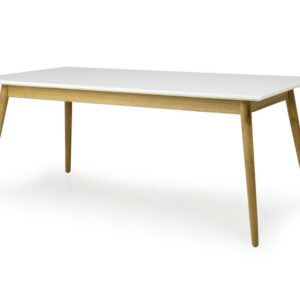 Esstische Tenzo Esstisch DOT Tisch 180x90cm weiß/Eiche im onlineshop kaufen