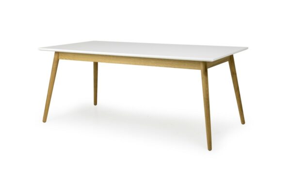 Esstische Tenzo Esstisch DOT Tisch 180x90cm weiß/Eiche im onlineshop kaufen