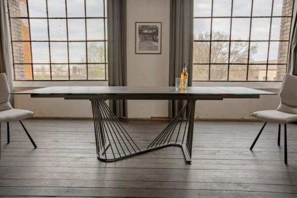 Brooklyn Loft KAWOLA Esszimmertisch ELOISE Tisch Keramik schwarz/grau im onlineshop kaufen