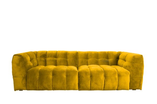 Natura KAWOLA Sofa ROSARIO 4-Sitzer Stoff gelb im onlineshop kaufen
