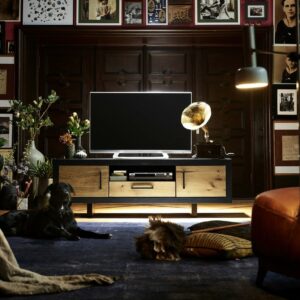 Industriell KAWOLA TV-Board GONA 1 Schublade 180x58x50cm (B/H/T) im onlineshop kaufen