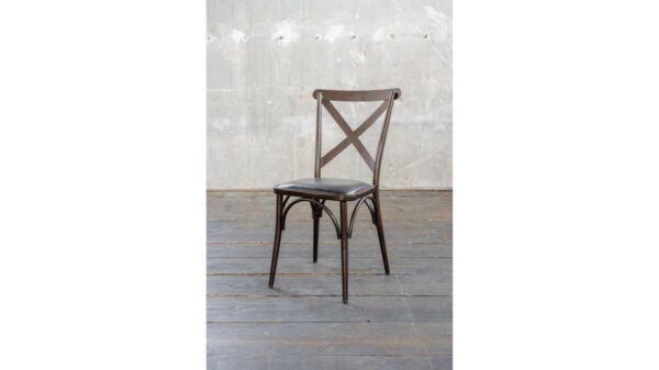 Designstühle KAWOLA Esszimmerstuhl KINE Stuhl Metall Kupfer im onlineshop kaufen