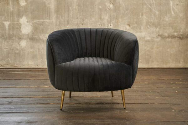 Velvet Dream KAWOLA Sessel NORLO Polstersessel Stoff velvet schwarz im onlineshop kaufen