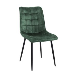 Designstühle KAWOLA Stuhl CLARA Esszimmerstuhl Velvet moosgrün im onlineshop kaufen