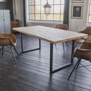 Esstische KAWOLA Esszimmertisch FREY Tisch Wildeiche massiv 200x100cm / gerade Kante im onlineshop kaufen