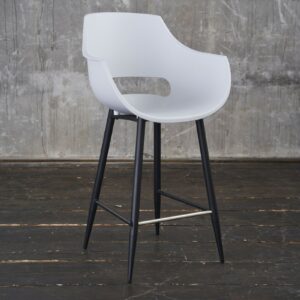 Barstühle KAWOLA Barhocker ZAJA Barstuhl Sitzhöhe 76 cm Kunststoff weiß im onlineshop kaufen