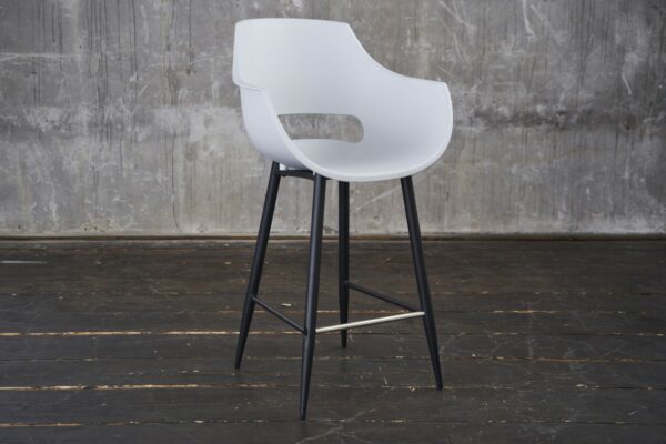 Barstühle KAWOLA Barhocker ZAJA Barstuhl Sitzhöhe 76 cm Kunststoff weiß im onlineshop kaufen