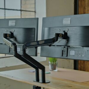 Natura KAWOLA Schreibtisch LORA mit Monitorhalterung elektrisch höhenverstellbarer Schreibtisch 160x85cm mit Baumkante massiv im onlineshop kaufen