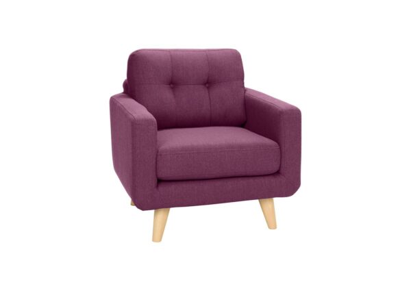 Designstühle KAWOLA Sessel ALEXO Polsterstuhl Stoff rosa im onlineshop kaufen