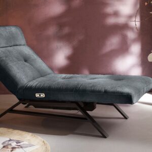 Velvet Dream KAWOLA Liege AMERIVA Sessel Relaxliege Velvet schwarz Fuß schwarz im onlineshop kaufen