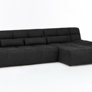 BigSofa KAWOLA Ecksofa SETO Big Sofa Recamiere rechts Microfaser anthrazit im onlineshop kaufen