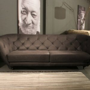 Chesterfield KAWOLA 3-Sitzer Sofa ASPEN Leder braun im onlineshop kaufen