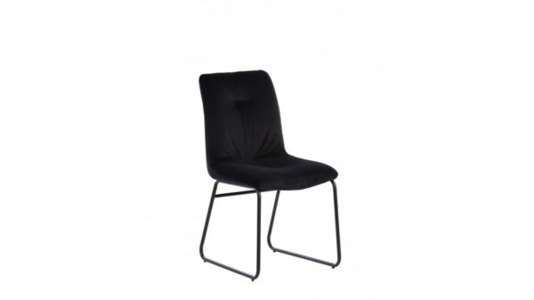 Designstühle KAWOLA Set 2xStuhl ZITA Esszimmerstuhl Velvet schwarz im onlineshop kaufen