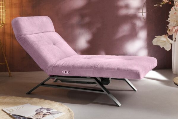 Velvet Dream KAWOLA Liege AMERIVA Sessel Relaxliege Maxi Velvet purple Fuß schwarz im onlineshop kaufen