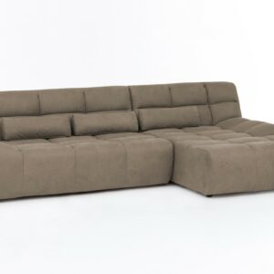 BigSofa KAWOLA Ecksofa SETO Big Sofa Recamiere rechts Microfaser beige im onlineshop kaufen